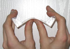 Boite carte de visite antichoc pliée